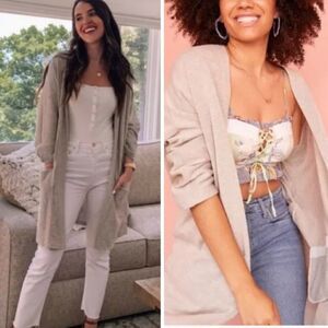 𝅺NEW Donni Sandwash Ribbed Open Cardigan